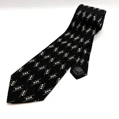【 極美品 】Gianni Versace　ジャンニヴェルサーチ　メンズネクタイ　シルク　ブラック