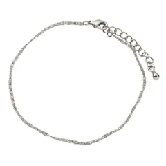 【H：シルバー×ワンサイズ】[Cream dot. クリームドット公式] ブレスレット レディース   10タイプ 金属アレルギー ニッケルフリー シンプル チェーン あずき ベネチアン スネーク 大人 上品 エレガント オフィス きれいめ  