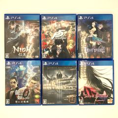 PS4 소프트 6 개 세트 [PERSONA5] [용과 같이 0] [인왕] [디아블로 III] [오딘 스피어] [테일즈 오브 베르세리아]