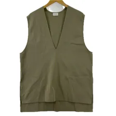 green label relaxing グリーンレーベルリラクシング ユナイテッドアローズ   Vネックベスト size表記なし/グレージュ