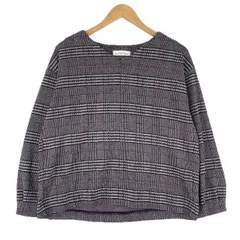 green label relaxing グリーンレーベルリラクシング ユナイテッドアローズ   Ｖネックカットソー size表記なし/ブラック系×パープル