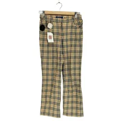 バーバリーブルーレーベル BURBERRY BLUE LABEL ノバチェックセミフレアパンツ レディース  38