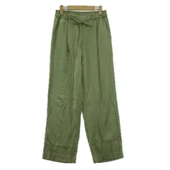 green label relaxing グリーンレーベルリラクシング ユナイテッドアローズ サテンパンツ size38/ライトグリーン
