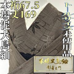 ノンタン様専用 おまとめ2点 本場結城紬 単衣 裄72 身丈178 - メルカリ