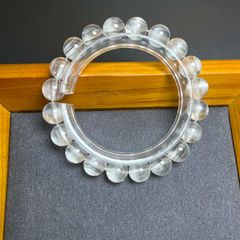 天然石 ウニ水晶 フラワー水晶 ブレスレット - メルカリ