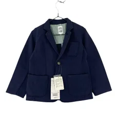 美品 B:MING LIFE STORE by BEAMS ビーミングバイビームス タグ付き コットンテーラードジャケット size110/ネイビー