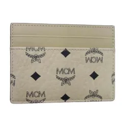 MCM エム・シー・エム MXADATA08 Aren Visetos Card Case 総柄 カードケース パスケース オフホワイト系【極上美品】【中古】のサムネイル