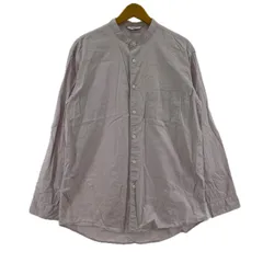 URBAN RESEARCH DOORS アーバンリサーチドアーズ バンドカラー長袖シャツ size38/ライトピンク