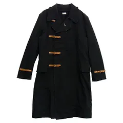 Paul Smith ポール・スミス PM-KS-63571 カットオフ キャンバス 裏地ウール レザーベルト トレンチコート ブラック系 M【中古】のサムネイル