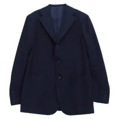 RING JACKET リングジャケット RT051F63X リングヂャケット 本切羽 サイドベンツ 段返り3B ウール 紺ブレザー テーラードジャケット ネイビー系 44【中古】