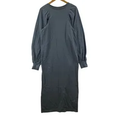 Ungrid アングリッド バックスリット マキシワンピース sizeF/ライトブルー