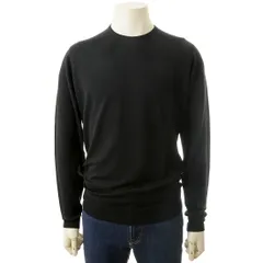 JOHN SMEDLEY ジョンスメドレー ニット セーター メンズ ブラック LUNDY BK LUNDY ランディ