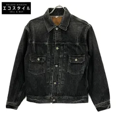 SUGAR CANE シュガーケーン ﾌﾞﾗｯｸ 14.25oz 1953ﾓﾃﾞﾙ 2ndﾀｲﾌﾟ ﾌﾞﾗｯｸﾃﾞﾆﾑ ｼﾞｬｹｯﾄ 40