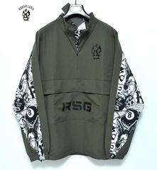 ラッセルノ ゴルフ オバケ プリント モックネック ロングスリーブ ブラック 4 新品 ラッセルノ ゴルフ オバケ プリント モックネック ロングスリーブ