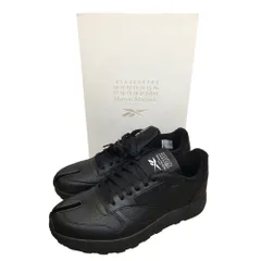 Maison Margiela メゾン マルジェラ ×Reebok CLASSIC LEATHER TABI スニーカー H04864 US10 28cm ブラック メンズ
