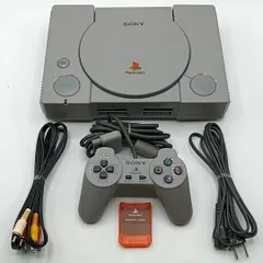 【中古動作品】初代PS Playstation1 SCPH-1000 S端子付き 本体一式セット メモリ付属