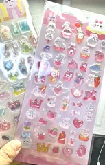 ボンボンドロップシール うるちゅるシール ぷくぷくシール お尻シール 2枚セット