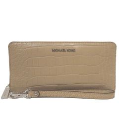 新品未使用》MICHAEL KORS 長財布 ベージュ クロコダイル 長財布 