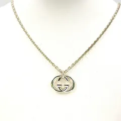GUCCI インターロッキングG AG925 シルバー ネックレス