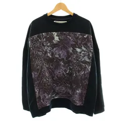 ホワイトマウンテニアリング White Mountaineering フォーリンリーブズプリンテッドスウェットシャツ FALLEN LEAVES PRINTED SWEATSHIRT トレーナー クルーネック 長袖 2 紺 ネイビー WM2073518 /YTのサムネイル