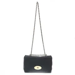 MULBERRY マルベリー LILY リリーミディアム レザーチェーンショルダーバッグ  ブラック