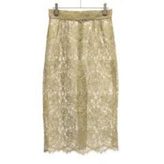 DOLCE&GABBANA ドルチェ＆ガッバーナ メッシュレーススカート F4BSQT/HLM02 ゴールド 38のサムネイル
