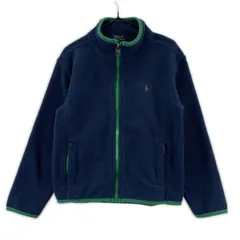 POLO RALPH LAUREN ポロ・ラルフローレン フリース ジップアップジャケット size6/ネイビー