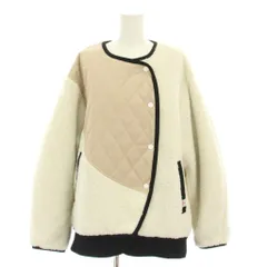 ヴィヴィアンウエストウッドレッドレーベル Vivienne Westwood RED LABEL ボアノーカラーブルゾン 中綿ジャケット アウター オーブ キルティング 00 白 ホワイト ベージュ 16-12-412013 /YTのサムネイル