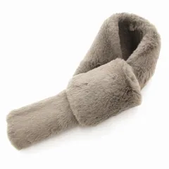 B&Y ユナイテッドアローズ BEAUTY&YOUTH ビューティー&ユース 美品 フェイクファーマフラー グレー /UO