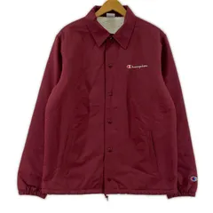 Champion チャンピオン 裏ボア コーチジャケット sizeMEDIUM/レッド系