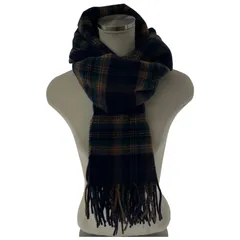 Polo by Ralph Lauren ポロバイラルフローレン タグ付き チェック柄マフラー/ネイビー×ベージュ