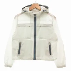 プラダ PRADA ジャケット フード リップストップ 短丈 ショート 42 L 水色 ライトブルー ■GY12 /TZのサムネイル
