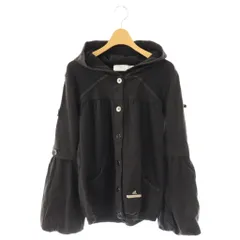 アディダス バイ ステラマッカートニー adidas by Stella McCartney デザイン パーカー フード XS 黒 /CX ■OS