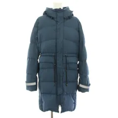 フィラ FILA ゴルフ GOLF ダウンコート ベンチコート アウター フード ロゴ刺繍 フェイクファー L 紺 ネイビー 792-220F /YT