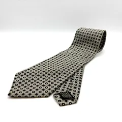 【 極美品 】Gianni Versace　ジャンニヴェルサーチ　メンズネクタイ　シルク　シルバー