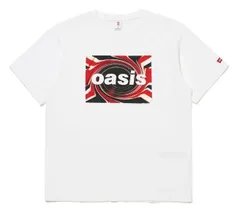 Oasis オアシス ×リーバイス UNION JACK Tシャツ 白 (L) [L]