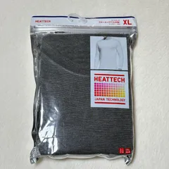 【未使用品】ユニクロ ヒートテック クルーネックT（九分袖）メンズ S/XLサイズ ダークグレー