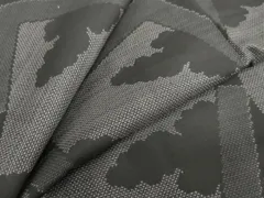 平和屋着物●本場大島紬　9マルキ　色紙重ね雲霞文　やまと誂製　正絹　逸品　未使用　DAAY5801ud