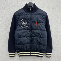 8 10歳 ポロ ラルフローレン ジュニア リバーシブル ダウン ニット