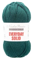 【新着商品】ナスカ 手編み毛糸 エブリデイ ソリッド 並太 COL. 106 グリーン 系 約 100ｇ 250ｍ 5玉セット