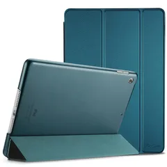 A2124 (A2133 7.9 2019発売 第5世代 Mini Mini A2126)-ティール iPad iPad 対応端末：Apple バックカバー 半透明フロスト フォリオ保護ケース 超スリム スマート 三つ折りスタンド オートスリープ/ウェイク機能