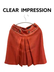 CLEAR IMPRESSION クリアインプレッション スカート オレンジ サイズ3 XL
