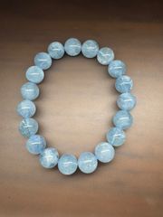 大玉モスアクアマリン】14mm ブレスレット 内径18cm 天然石 | Mercari