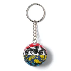 【数量限定】バスケットボール キーチェーン トロピカル [スポルディング] 11-009TR バスケ キーホルダー
