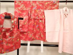 阿波藍染 徳島県無形文化財保持者 香川卓美 小紋 菊梅竹 未使用 mop379