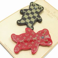 ヴィトンモノグラム ブロッシュヌヌールス テディベア ブローチ M64939