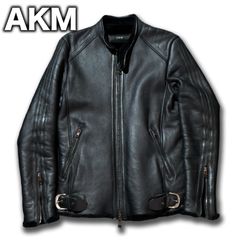 未使用級✨AKM エーケーエム B-6 ムートンジャケット ブラウン レザー