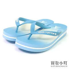 LOUIS VUITTON ルイ ヴィトン ビーチサンダル ラバー 水色 2025年最新】VUITTONビーチサンダルの人気アイテム - メルカリ