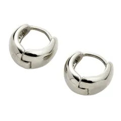 【シルバー×ピアス】[Cream dot. クリームドット公式] ピアス レディース   フープ 金属アレルギー ニッケルフリー 中折れ キャッチレス ヴィンテージ調 艶消し マット ドロップ コンビカラー 極小 小さめ 大人 上品  