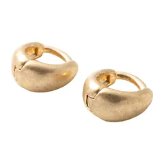 【ヴィンテージゴールド×ピアス】[Cream dot. クリームドット公式] ピアス レディース   フープ 金属アレルギー ニッケルフリー 中折れ キャッチレス ヴィンテージ調 艶消し マット ドロップ コンビカラー 極小 小さめ 大人 上品  